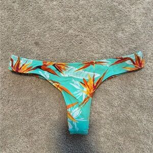 Pakaloha Teal and Orange Bikini Bottom